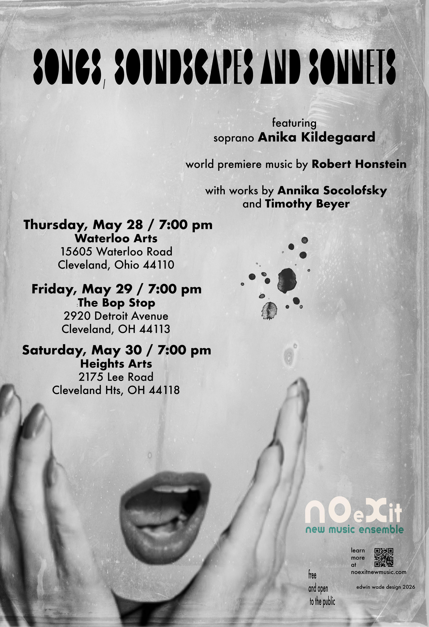 No Exit Presents: Songs, Soundscapes and Sonnets @ BOP STOP