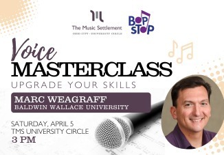 Voice Masterclass with Marc Weagraff
